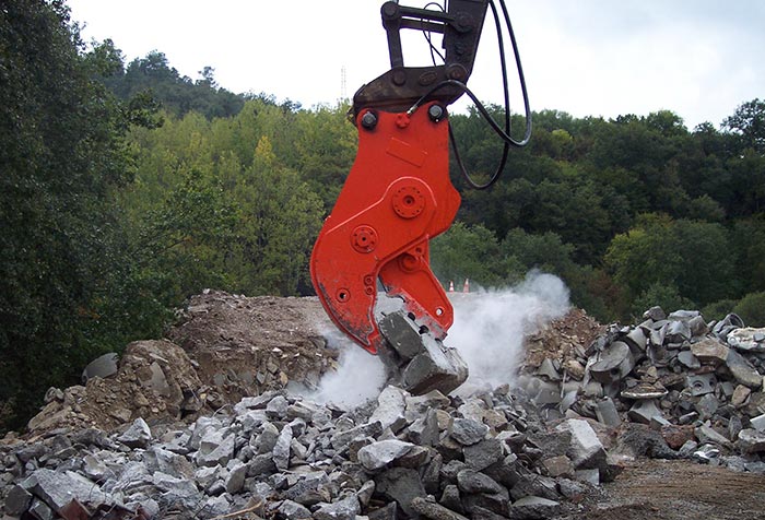 Concassage de béton à Niort Broyage / Concassage